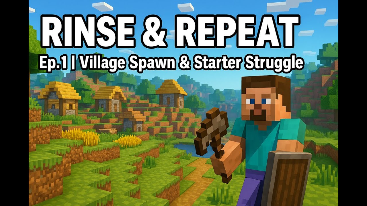 Rinse & Repeat – Ep.1 | Village Spawn & Starter Struggle