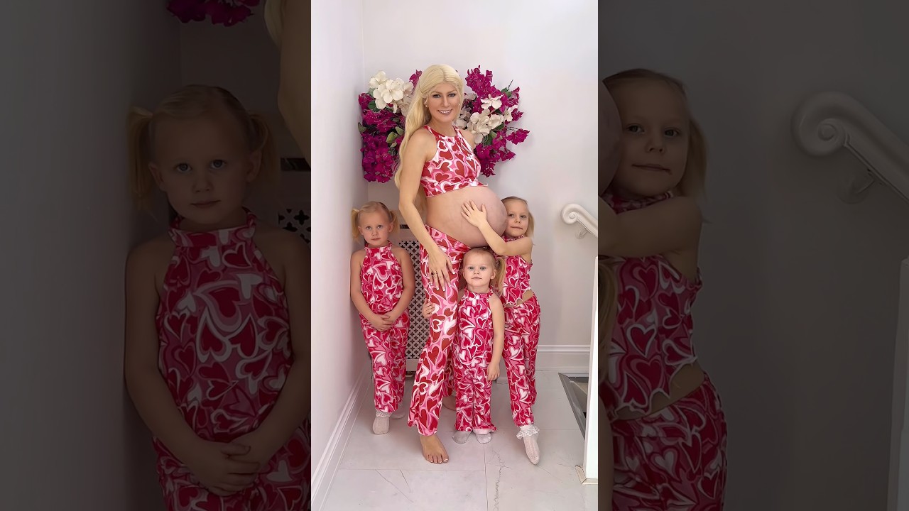 Week 40 styling my belly and matching with girls 💕