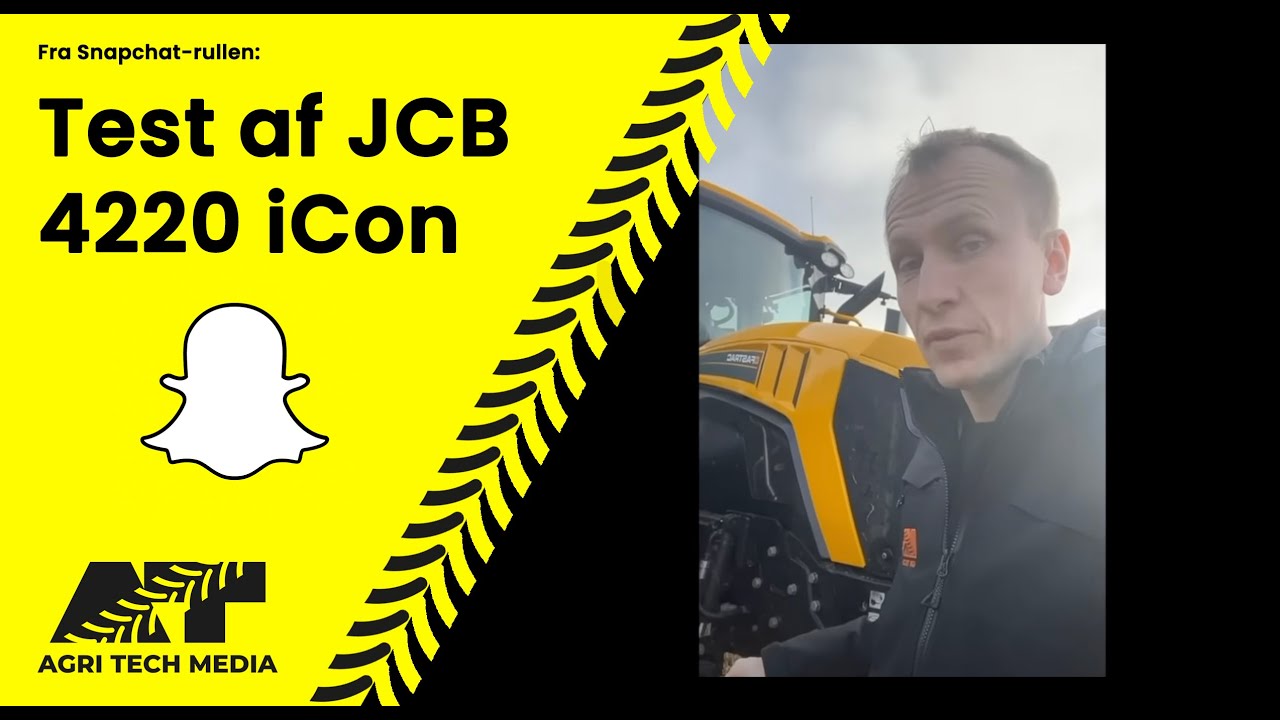 Snapchat-rullen #1: Test af JCB Fastrac 4220 iCon.