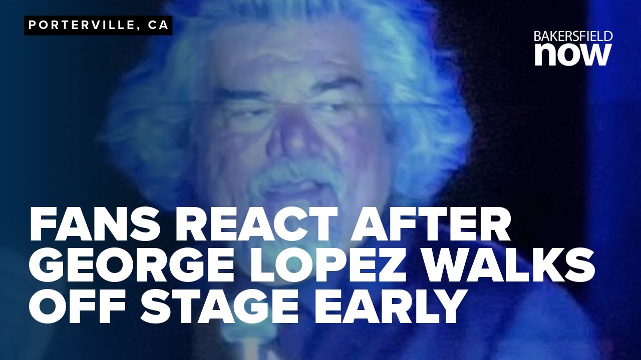 George Lopez walks out on cheering fans at Eagle Mountain Casino, leaves crowd hanging