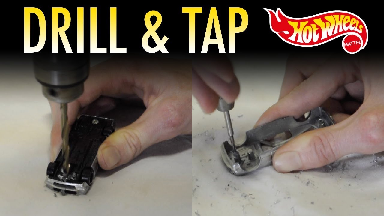 Learn how to Wheel Swap / add real riders like a professional: Drill & Tap Hot Wheels Cars