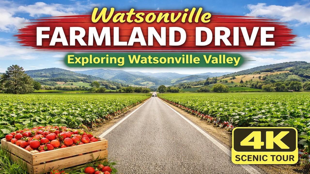 Watsonville Strawberry Farms Drive 2026 🍓 | California Agriculture Scenic Tour #farming