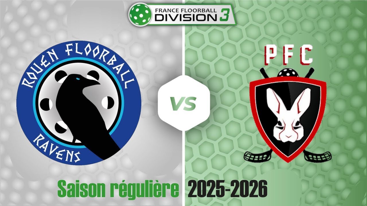 Floorball D3 / Ouest : Rouen 1 vs. Lapins