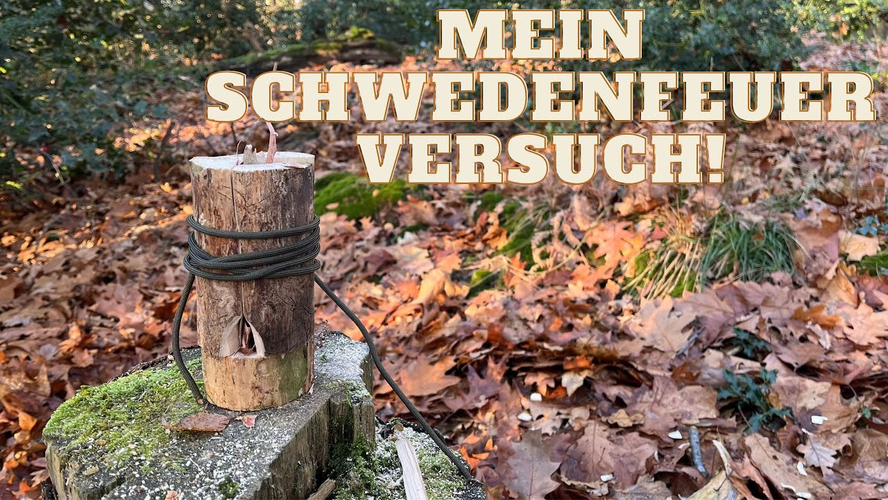 Das Schwedenfeuer - Mein erster Versuch!