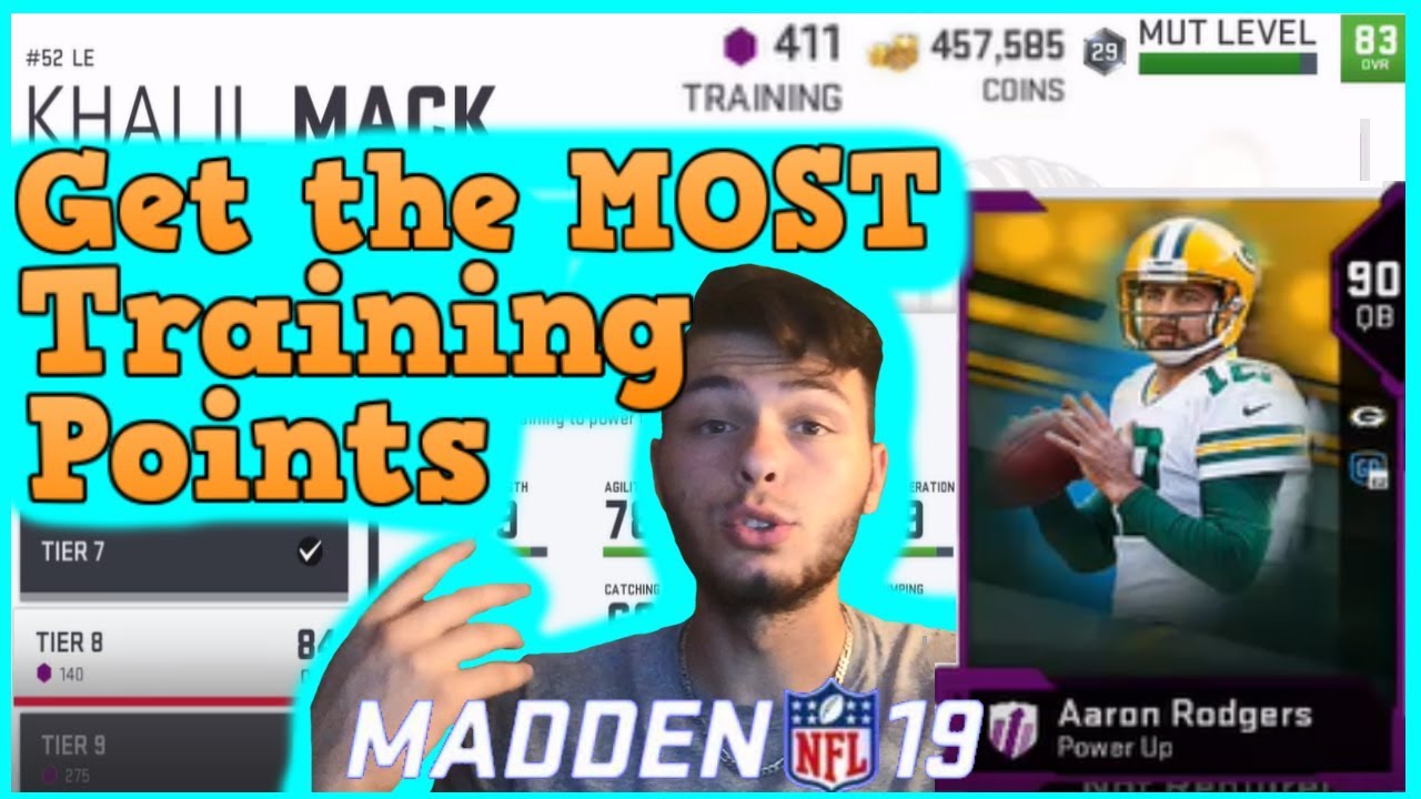 The CHEAPEST Way to Power Up Players in Madden 19 | MUT19 Guide to Cheap Training Points