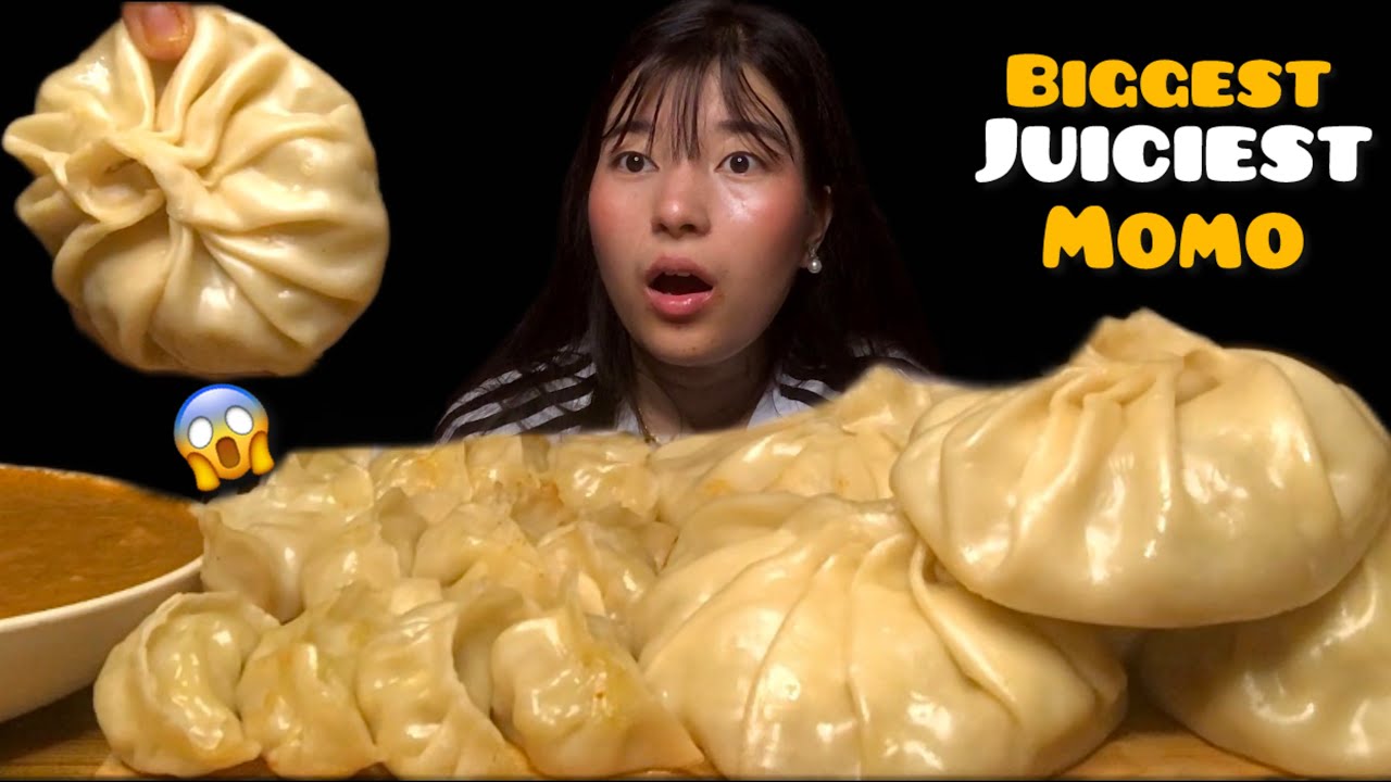 BIGGEST JUICIEST MOMO EVER 😱🔥BIG MOMO CHALLENGE | DUMPLING 🥟 || MUKBANG || 