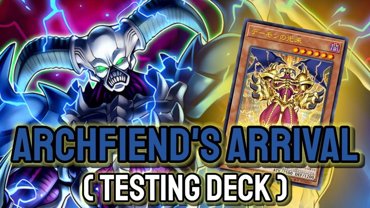 YGOPRO - Archfiend's Arrival | Gold Sarcophagus of Light ft.Summoned Skull Feb.2024 | Testing Deck
