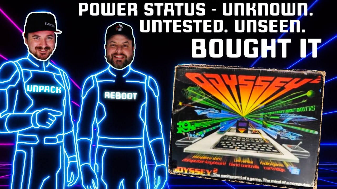 🔥 We took a risk and won an auction for an UNTESTED Magnavox ODYSSEY 2 console with 16 games.