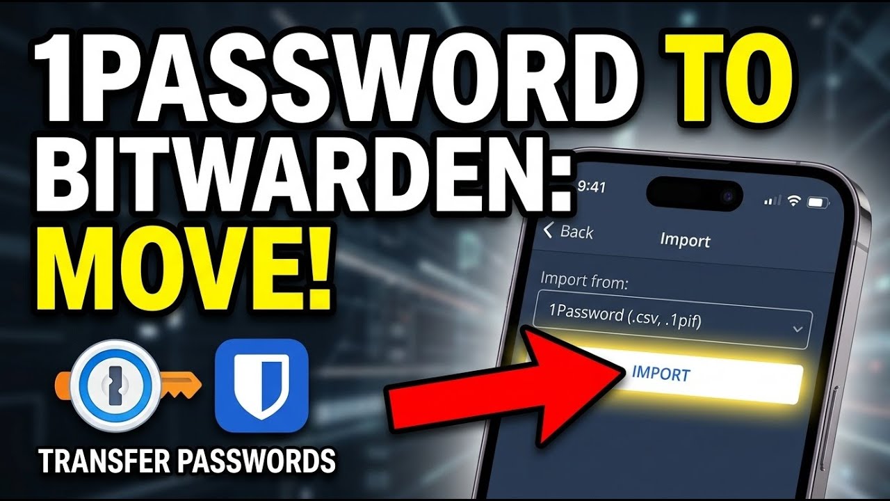 Как перенести пароли с 1Password на Bitwarden &mdash; пошаговая инструкция