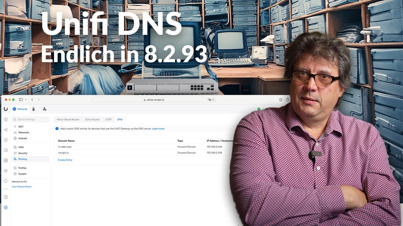 Unifi 8.2.93: DNS - ENDLICH!