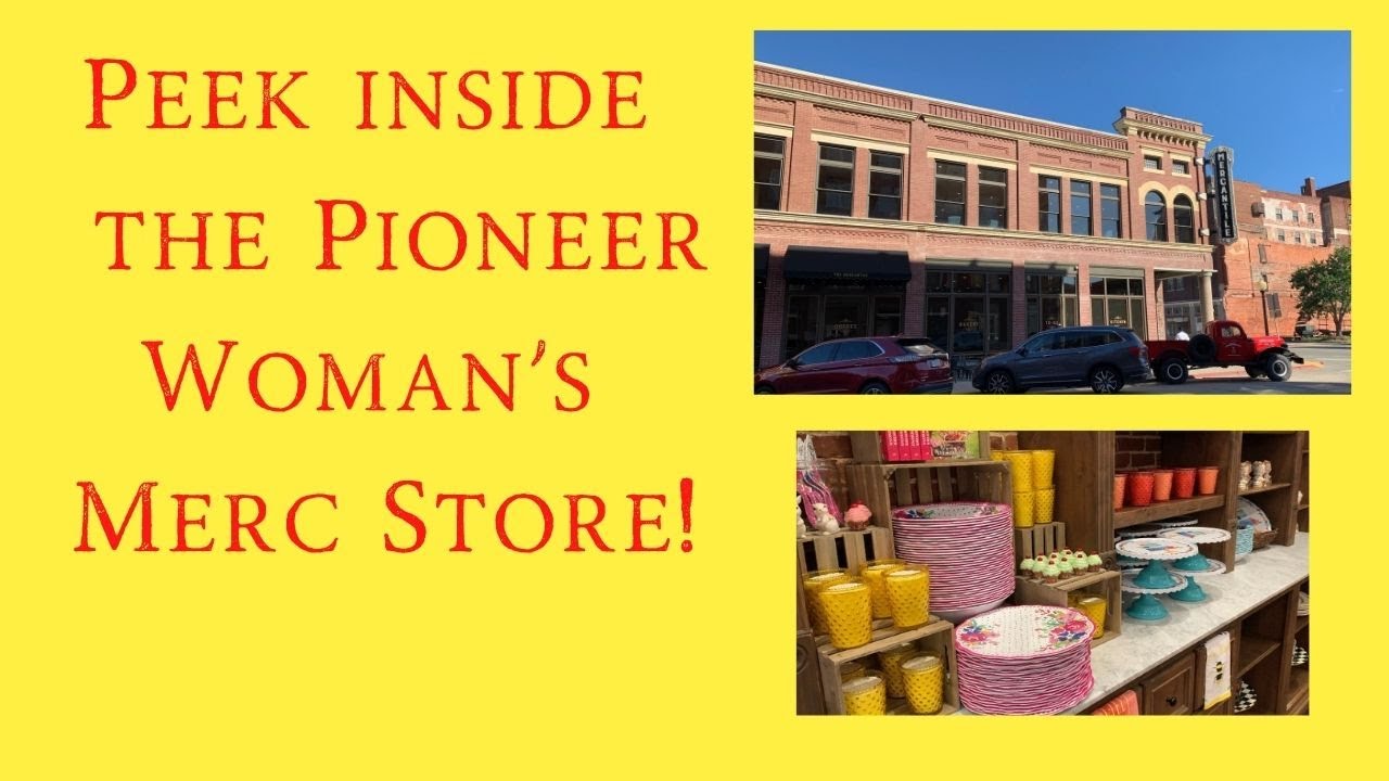 Pioneer Woman Mercantile Tour ~ Peek Inside Ree Drummond's Mercantile and Restaurant in Pawhuska!