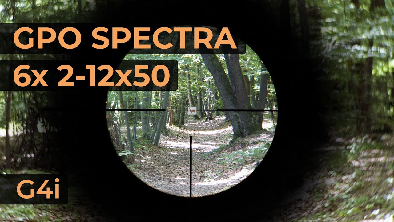 GPO SPECTRA 6x 2-12x50 Reticle G4i | Optics Trade Reticle Subtensions