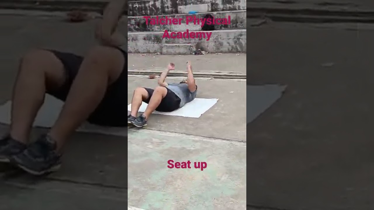 sit up , TALCHER #talcher physical academy, TALCHER ODISHA,9439717115,S Mohanty
