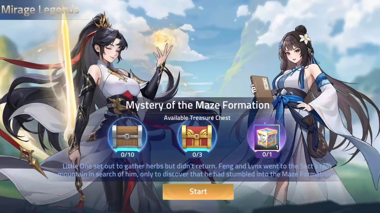 ML: Adventure | Mirage Legends - Mystery of the Maze Formation by Pluto»