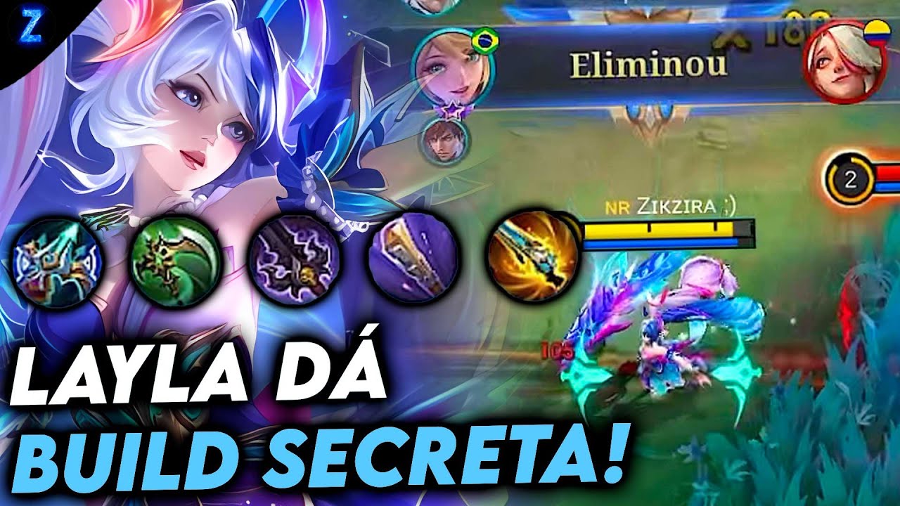 A BUILD PROIBIDA DA LAYLA, NÃO FAÇAM!! - LAYLA GAMEPLAY | Mobile Legends
