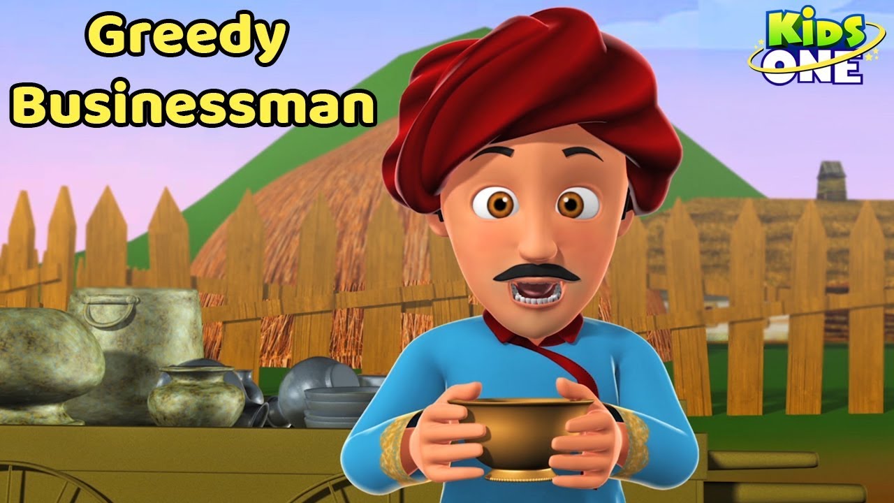 Greedy Businessman Story | English Moral Stories for Kids | KidsOne
