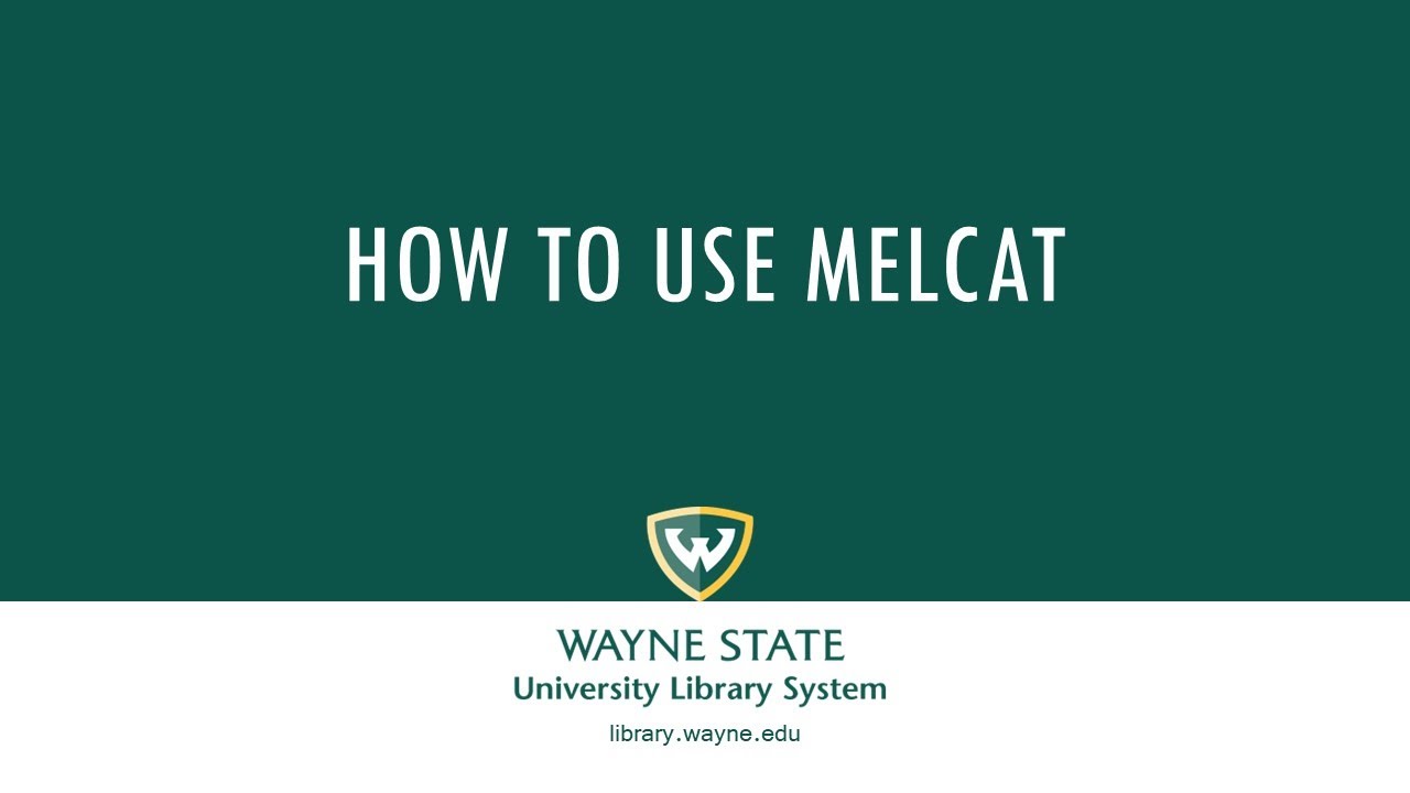 How to Use MeLCat