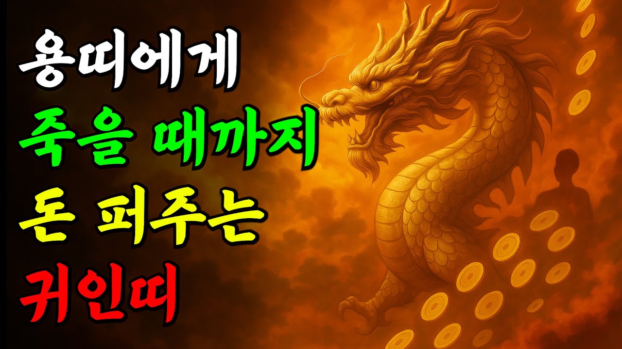 용띠는 OO띠만 만나면 부자됩니다! 2025년 대운 몰려오는 귀인띠 공개