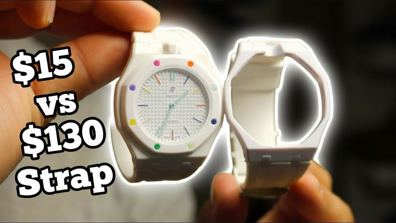 Я сравнил дорогой ремешок для Royal Pop с ремешком с Temu &mdash; какой лучше для AP X Swatch?