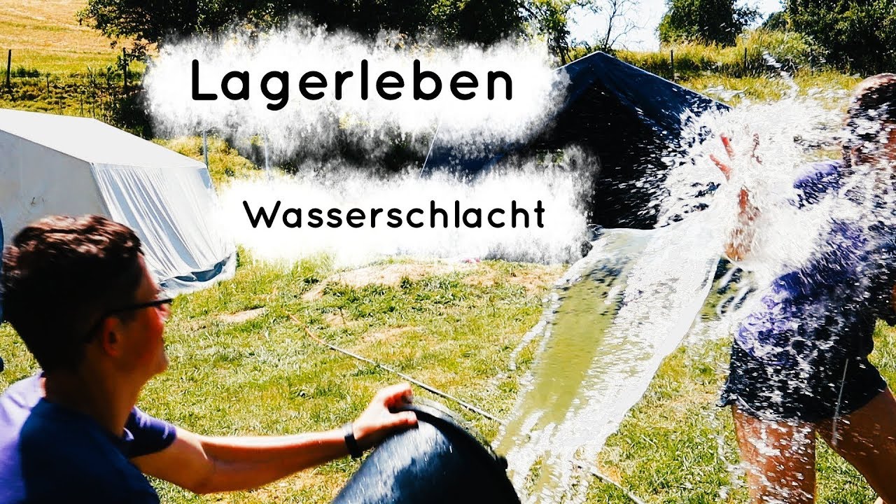 Wasserschlacht: Lagerleben Episode 3. Pfadfinder / Scouts - Wölflingslager WöLa 2019