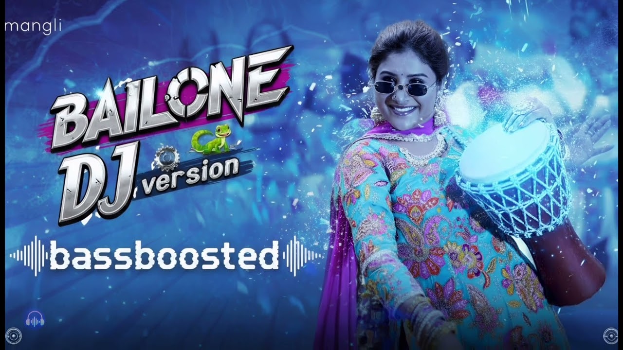 BAILONE – Mangli | DJ Version | Bass Boosted Folk Mix🔥 | Telugu DJ Song 2025