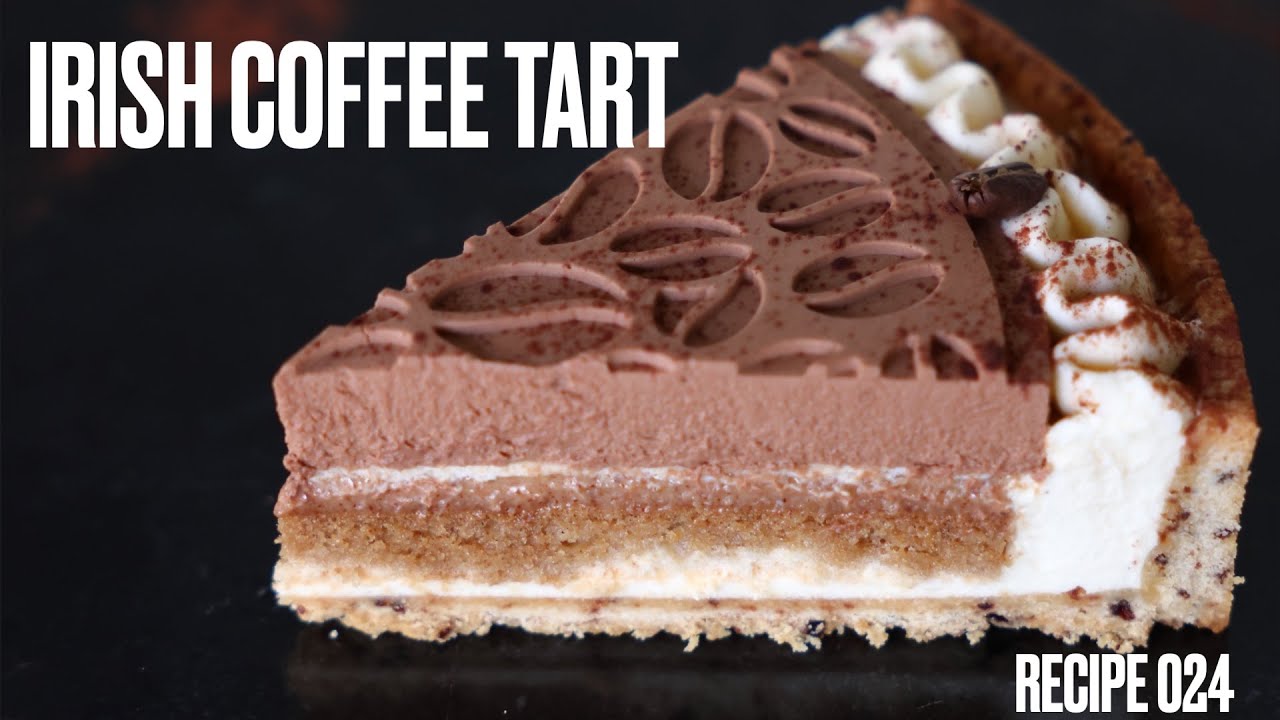 COMPLETE BAKING GUIDE AT HOME | Layered Dessert with Coffee, Whiskey & Chocolate #irishcoffee