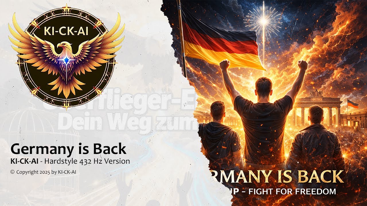KI-CK-AI – Germany is Back – 432 Hz / Haltung, Stärke & Melodic Hardstyle