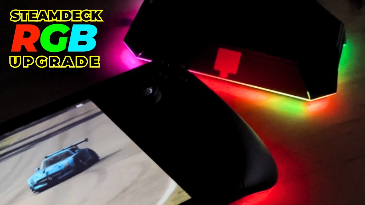 STEAM DECK RGB UPGRADE [NEW JSAUX Backplate and Dock Review] 😎