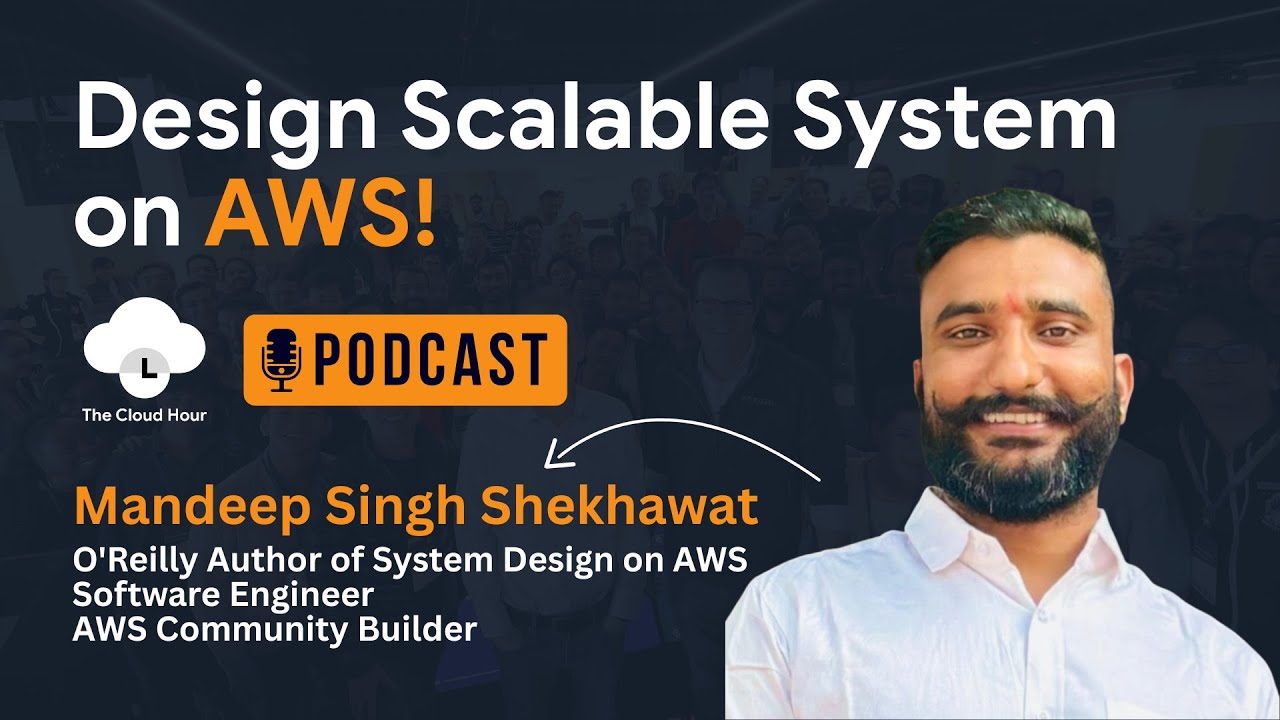 System Design on AWS with O&rsquo;Reilly Author @MsDeepSingh | Real-World Cloud Architecture Tips