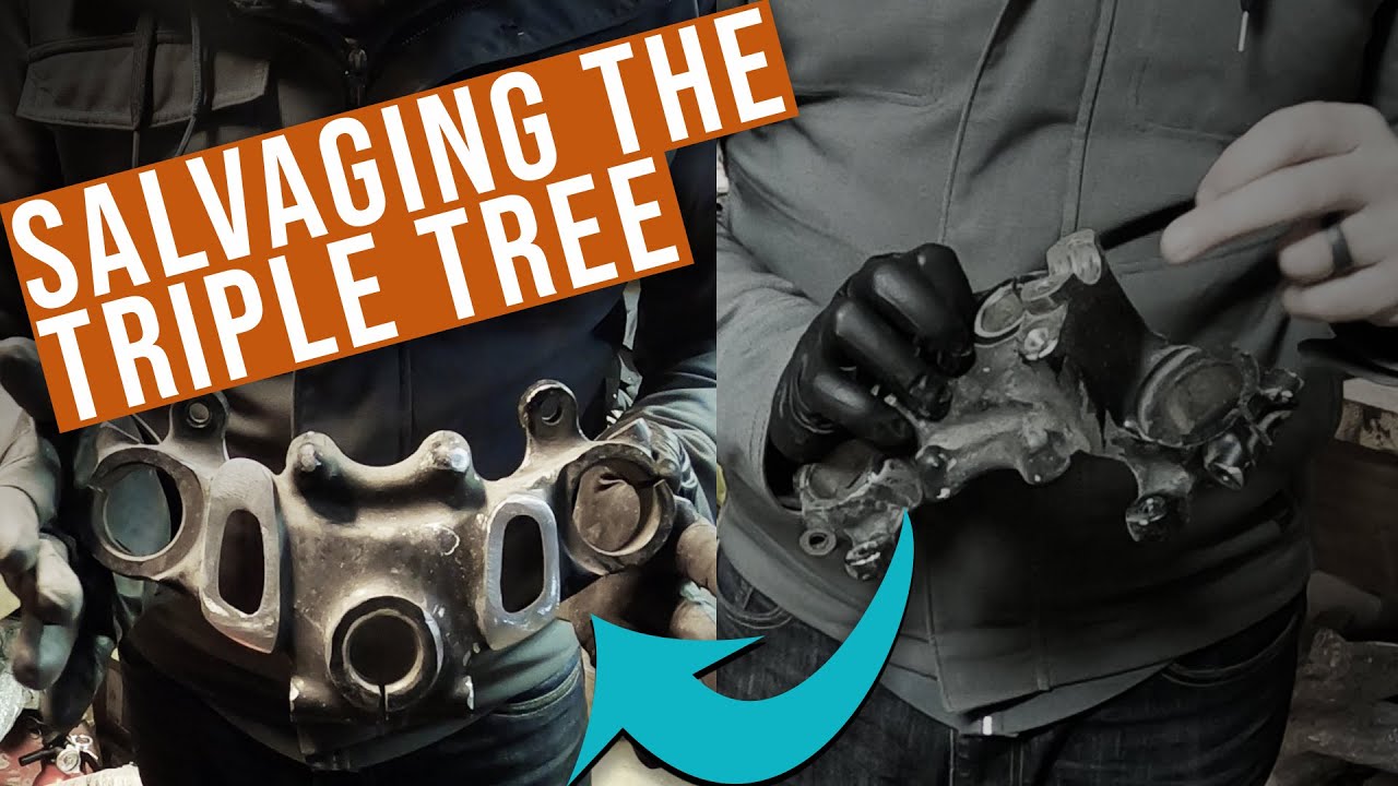 CB750 Cafe Racer Build E16: Using a stock triple tree on a cafe racer