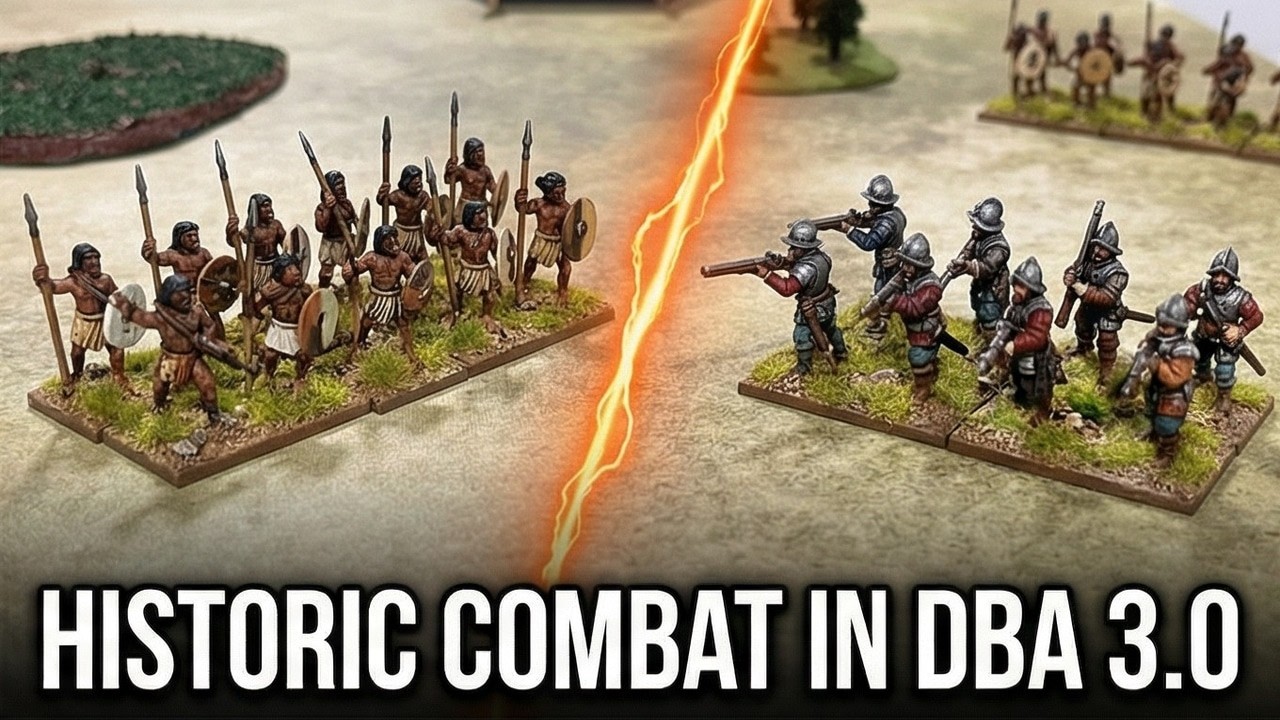 Guanches vs. Españoles ¡Combate histórico en DBA 3.0!