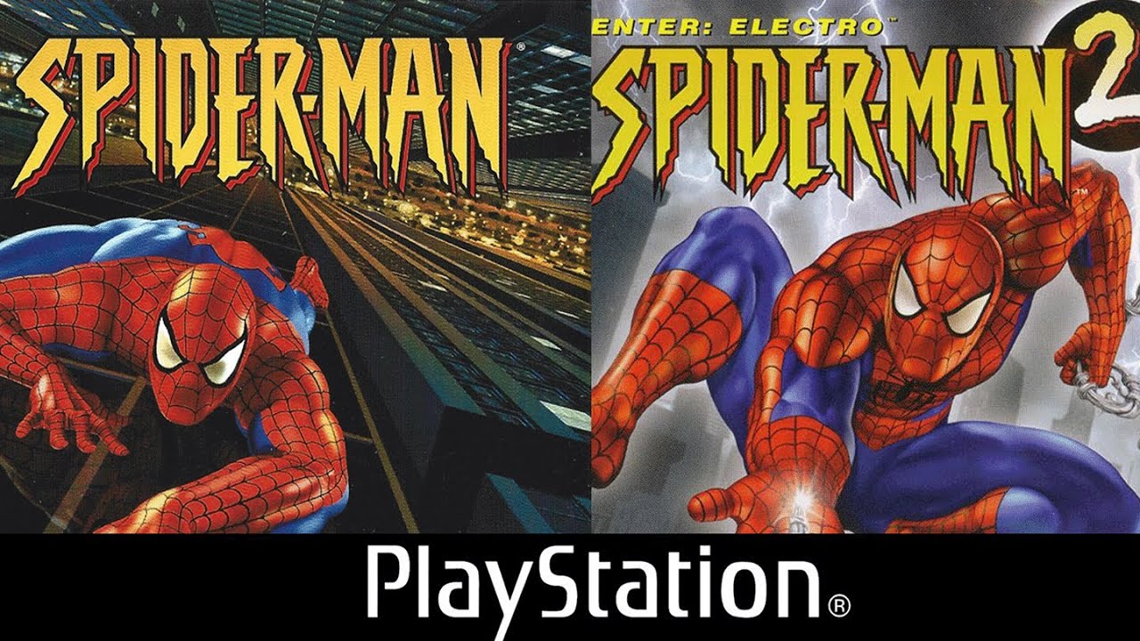 Spider-Man (2000) + Spider-Man 2: Enter: Electro (2001) | Full Games (Back To Back) | Longplay | PS1
