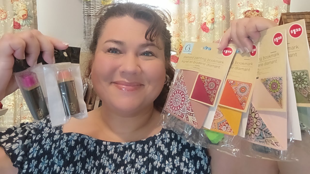 DOLLAR TREE HAUL New Diamond Painting Book Page Corners Kits and More
