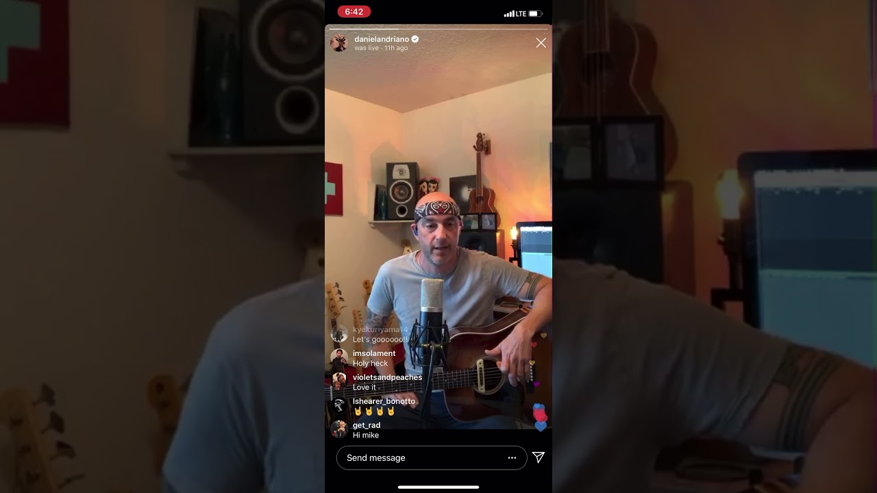 Dan Andriano Alkaline Trio • Live Full Stream • 04/09/2020