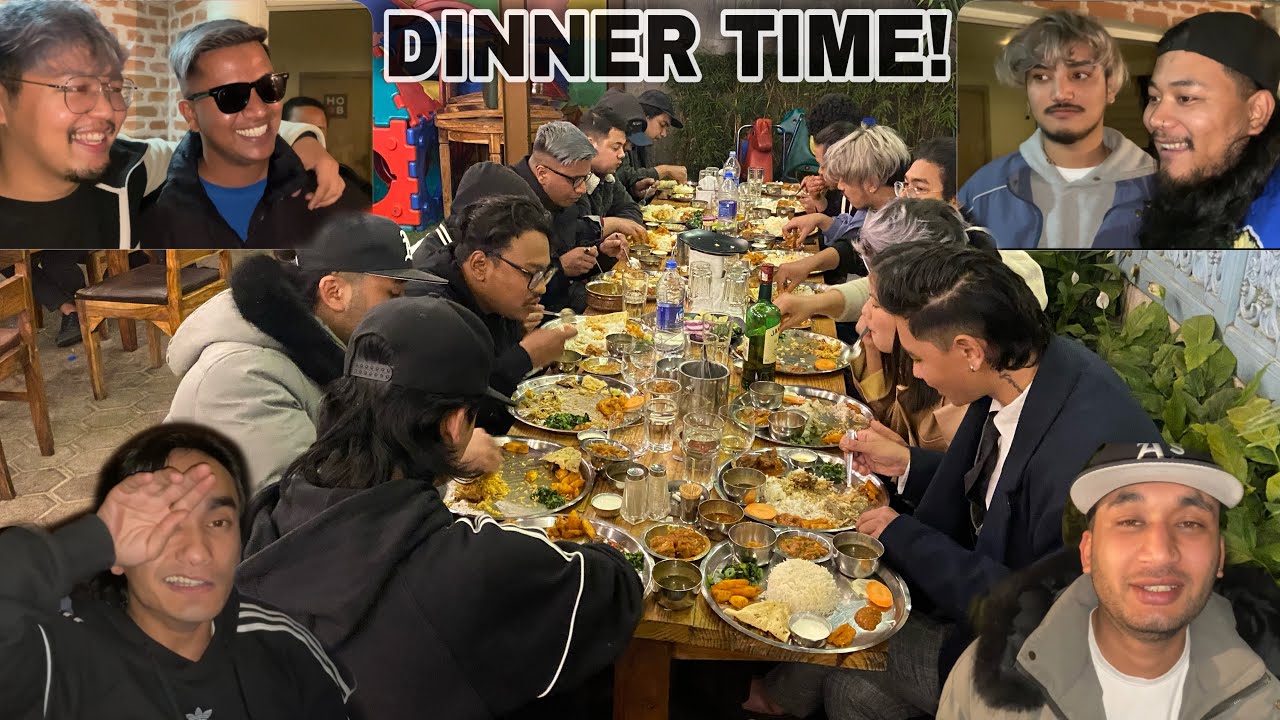 DINNER  WITH  BROTHERS  AFTER VEK  DADA  KO  SHOOT!