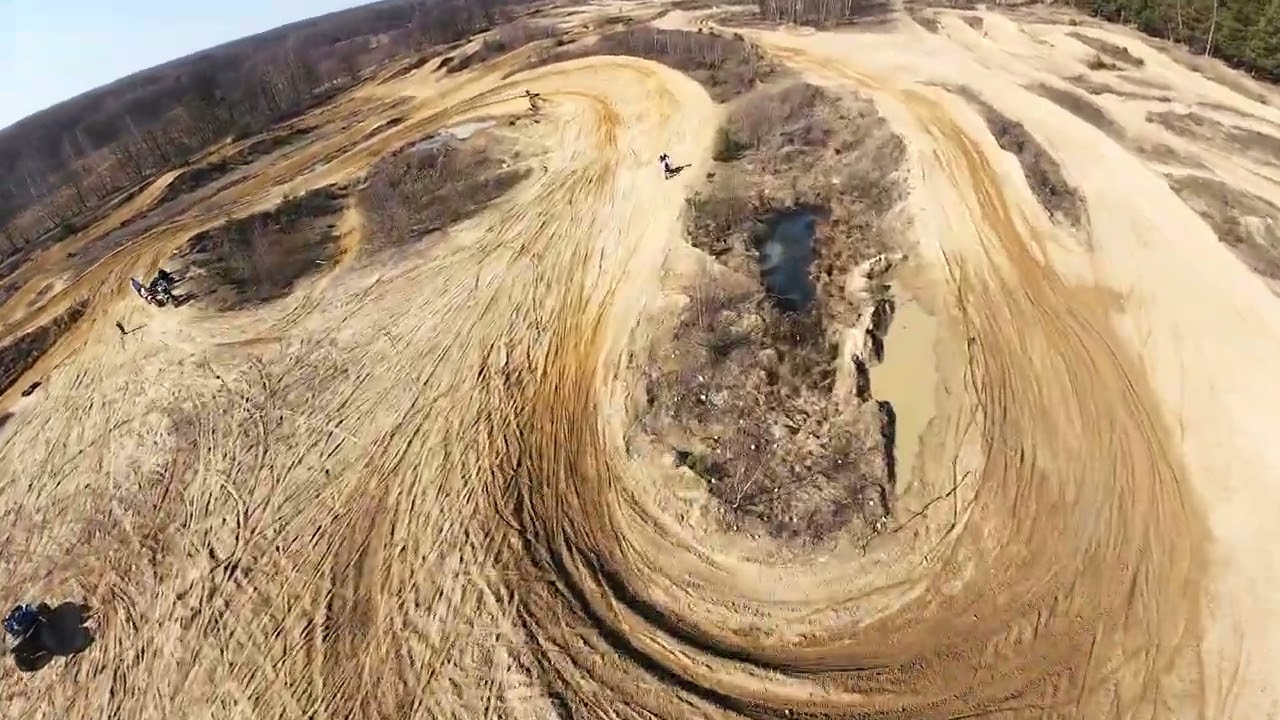 01.03.26 Tor Motocrossowy w Białej Górze. Dronoza 1 bez dźwięku