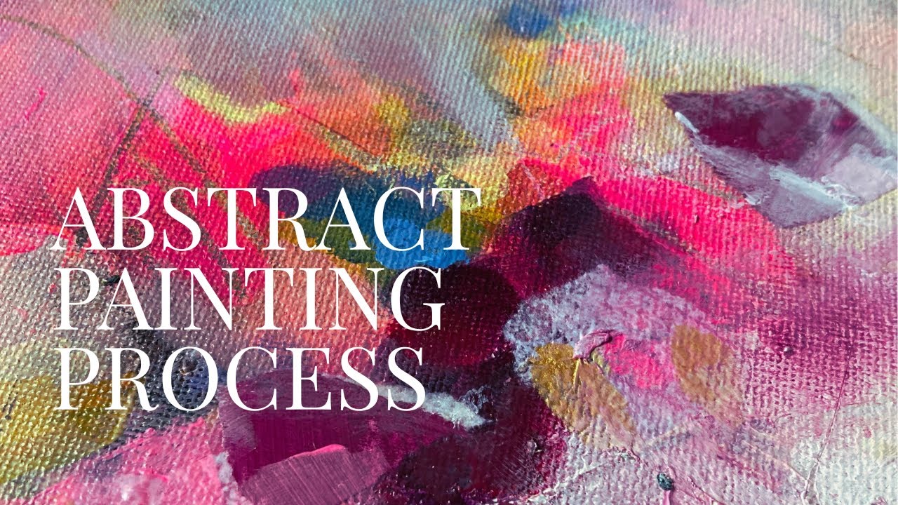 Intuitive Abstract Painting Process | Expressive Acrylic & Ink Art | Original Artwork in Progress
