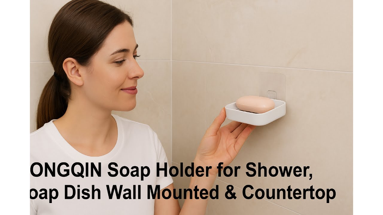 🧼 GONGQIN Soap Holder for Shower, Soap Dish Wall Mounted & Countertop Review 🧼