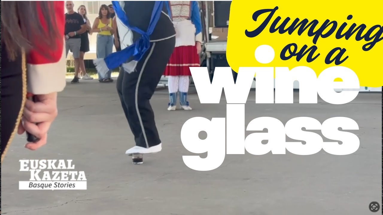 Basque Dancers Jump on a Wine Glass in Ancient Maskarada Folk Dance | Southern California 2025