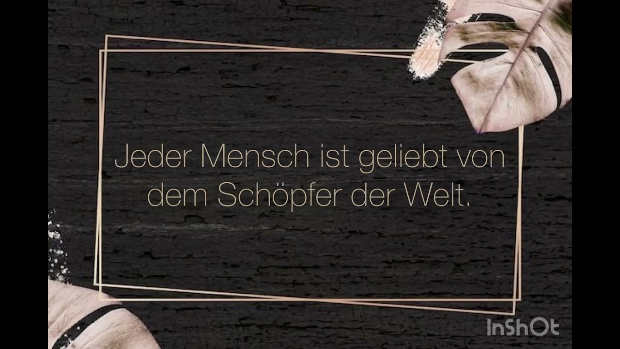 Jeder Mensch ist geliebt