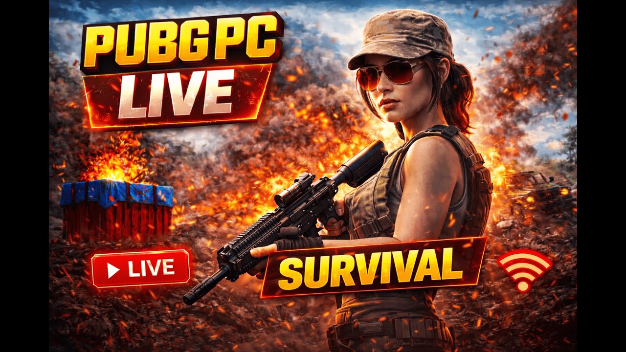 PUBG PC Live | Survival Matches | Battle Royale Tactical Gameplay