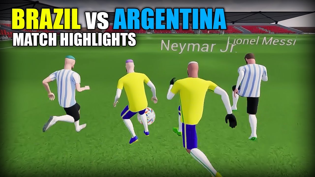 Pro Soccer Online - Brazil vs Argentina MATCH Highlights