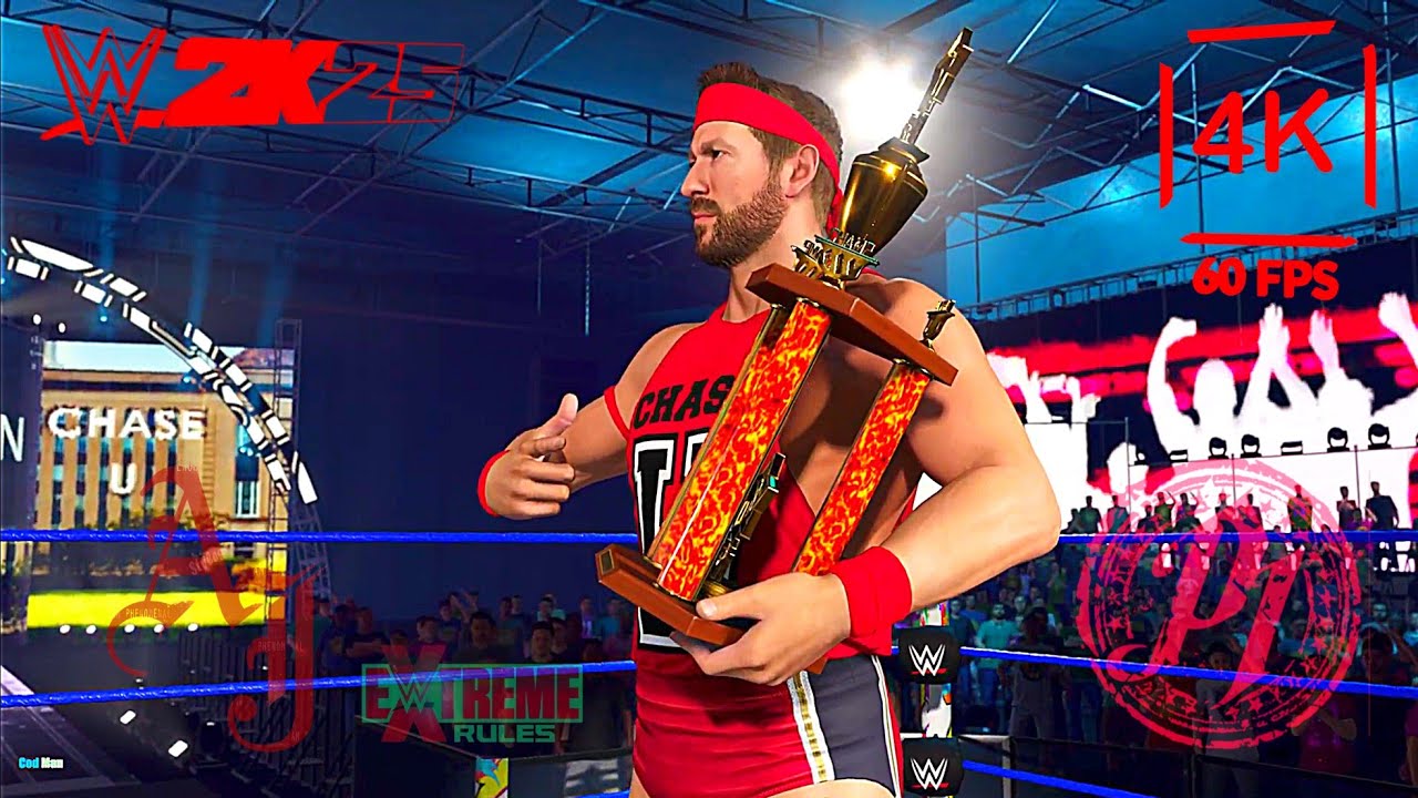 Эй Джей Стайлз против Дюка Хадсона | WWE 2K25 | Феноменальный | Матч по правилам Extreme Rules |⭐⭐⭐