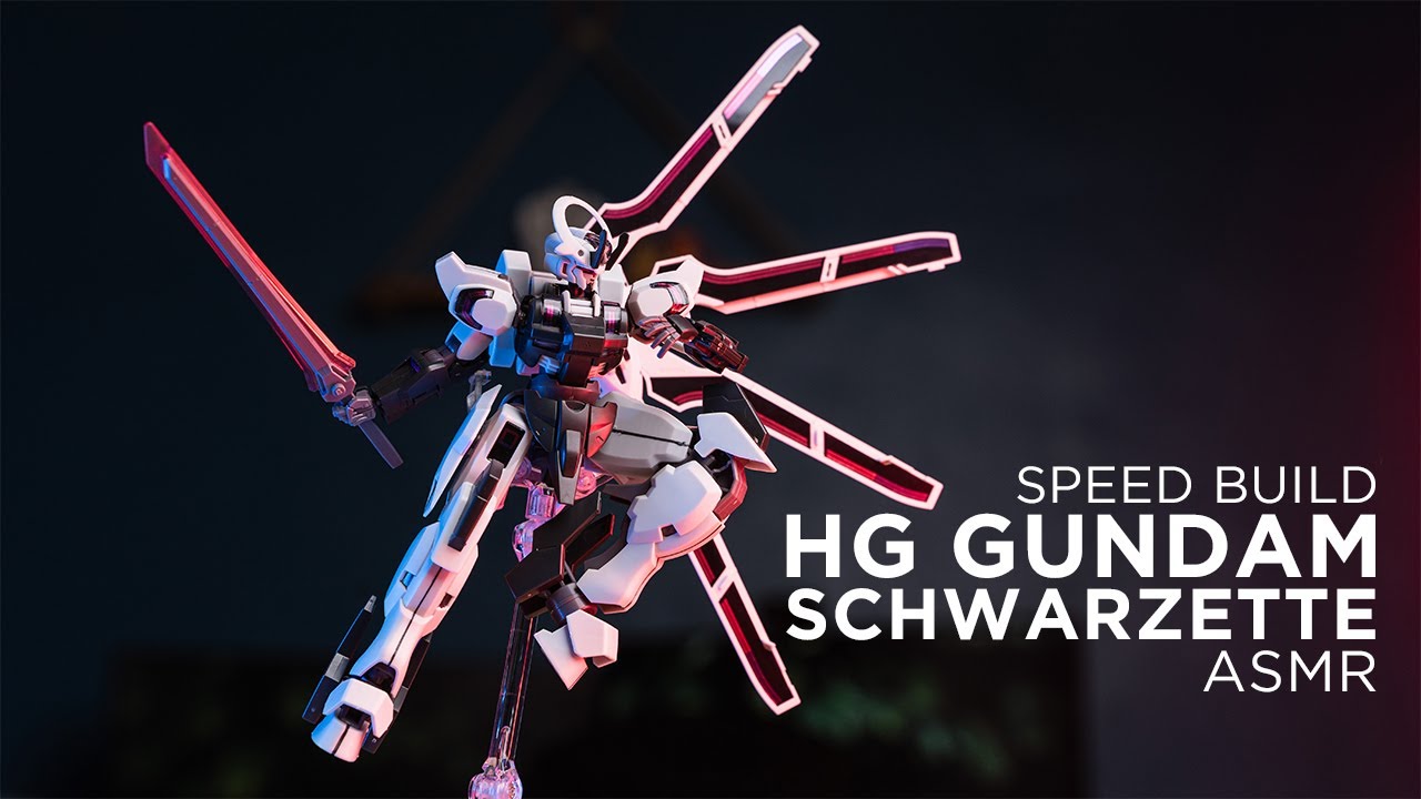 HG Gundam SCHWARZETTE Speed Build | ASMR