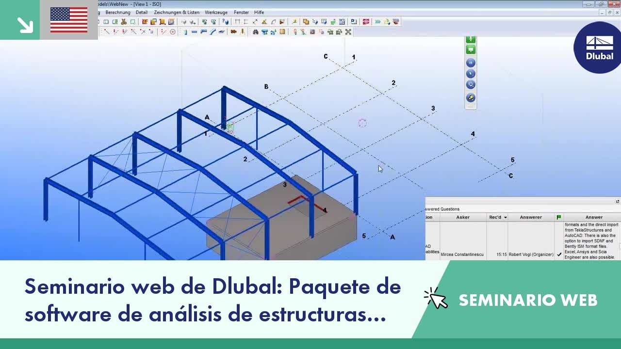 [EN] Seminario web | Paquete de software de análisis de estructuras RFEM 5