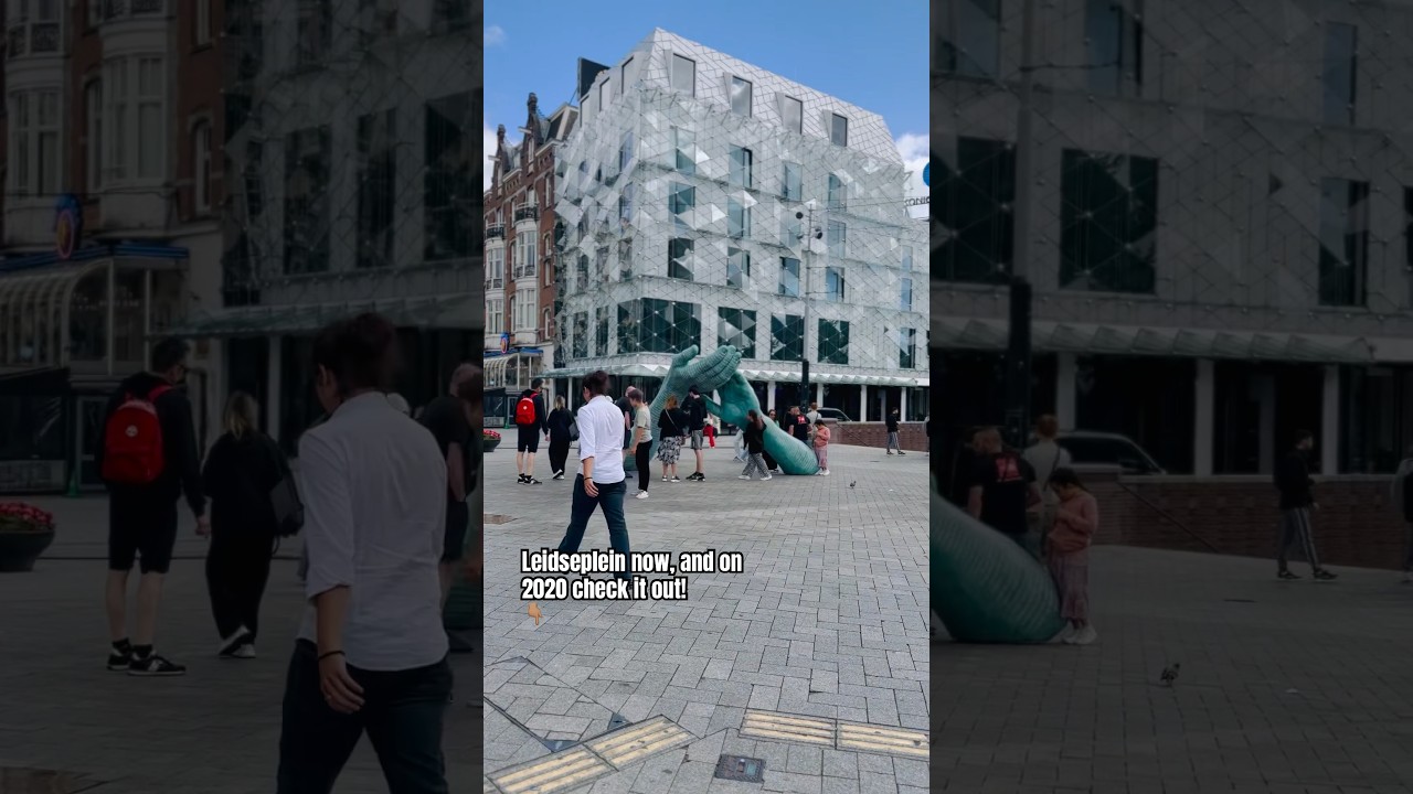 Amsterdam Leidseplein 2020 And 2024 (before and after)