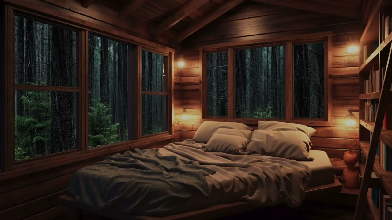 Rain and Thunder Sounds for Sleep | Powerful Thunderstorm and Rain Sounds to Relax and Meditate