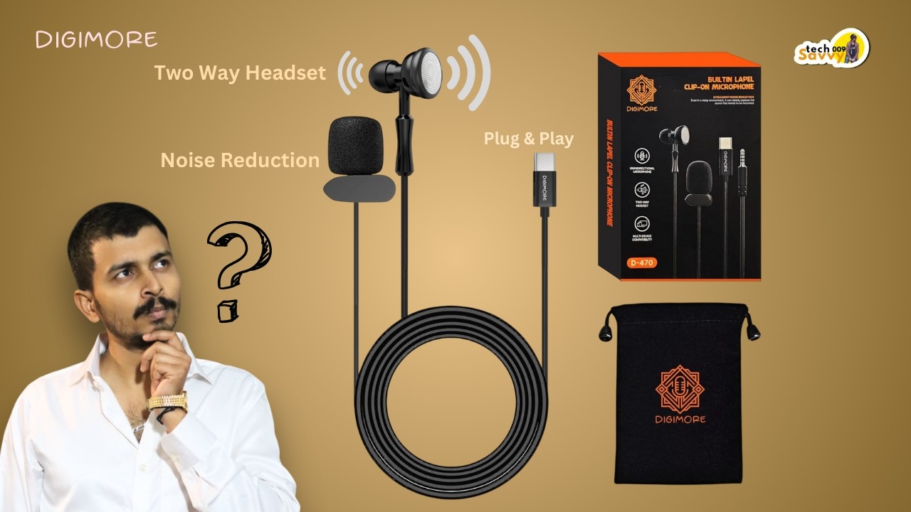 New Digimore Lavalier Microphone - Two Way Audio - Is Really For singing?