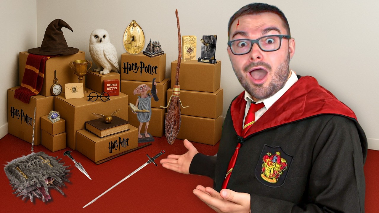 I bought ALL the HARRY POTTER merchandise!