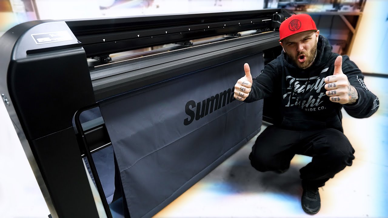 This Vinyl Cutter Is Insane!!! Setting Up My New Summa S2 T140